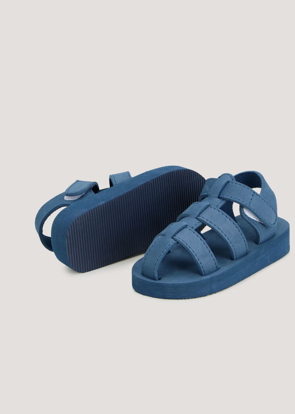 Boys Navy EVA Caged Sandals (Younger 4-12) - Size 4 Infants Image 2