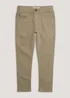 Boys Beige Skinny Fit Jeans (4-13yrs) - Age 6 Years Image 1