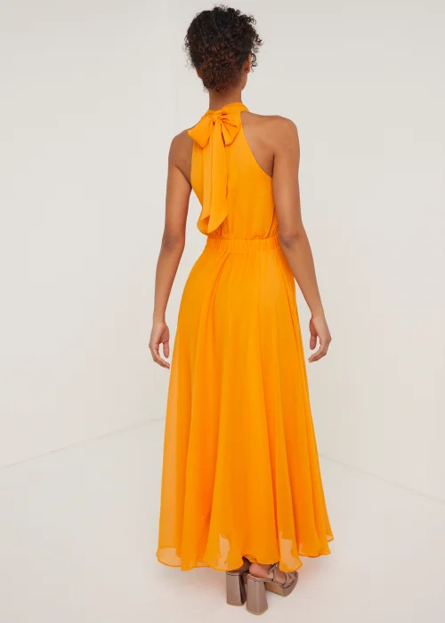 Et Vous Orange Cross Front Maxi Dress - 8 Image 2