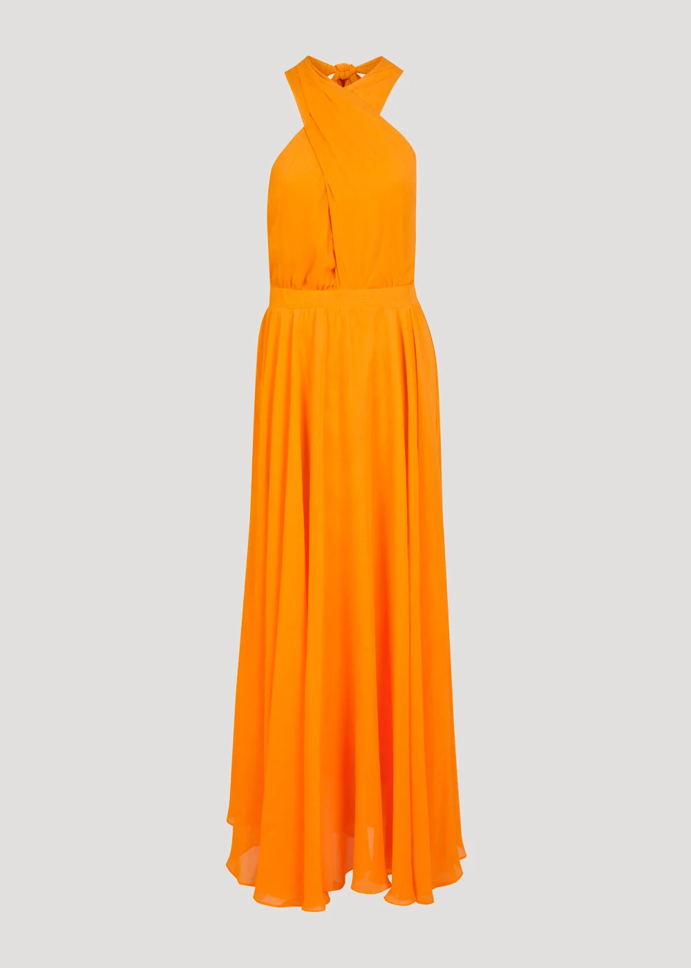 Et Vous Orange Cross Front Maxi Dress - 8 Image 5