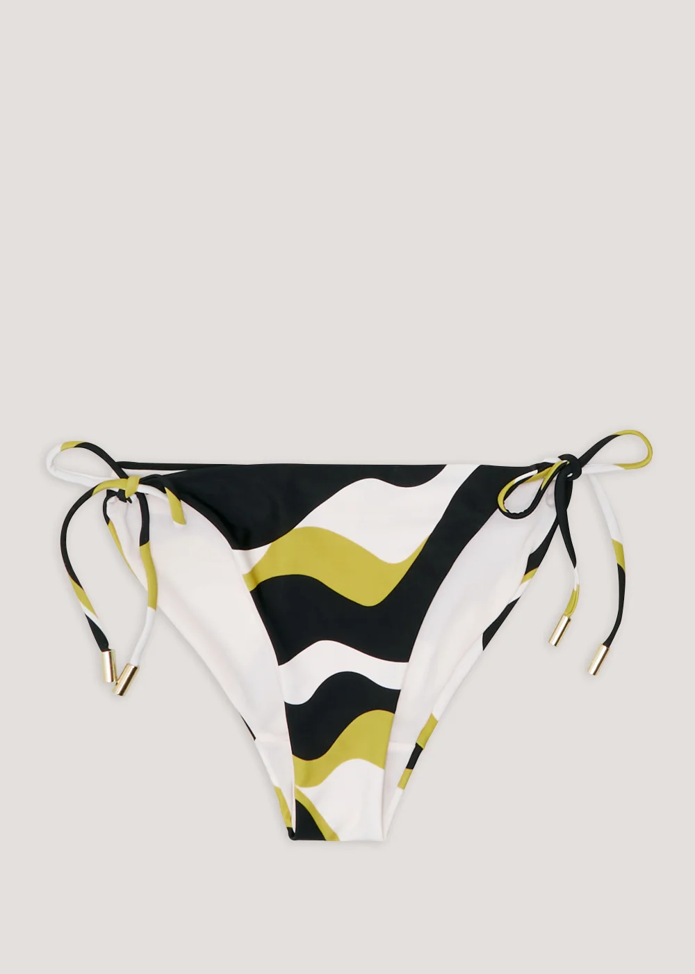 Et Vous Swirl Print Tie Side Bikini Bottoms - Size 8 Image 4