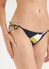 Et Vous Swirl Print Tie Side Bikini Bottoms - Size 8 Image 3