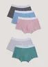 5 Pack Multicoloured Hipsters - Extra small Image 1