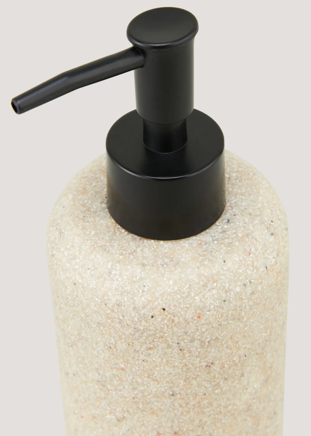 Beige Sandstone Effect Soap Dispenser (20cm x 9.5cm x 9.5cm) Image 2