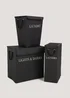 Black Laundry Basket (50cm x 40cm x 30cm) Image 2