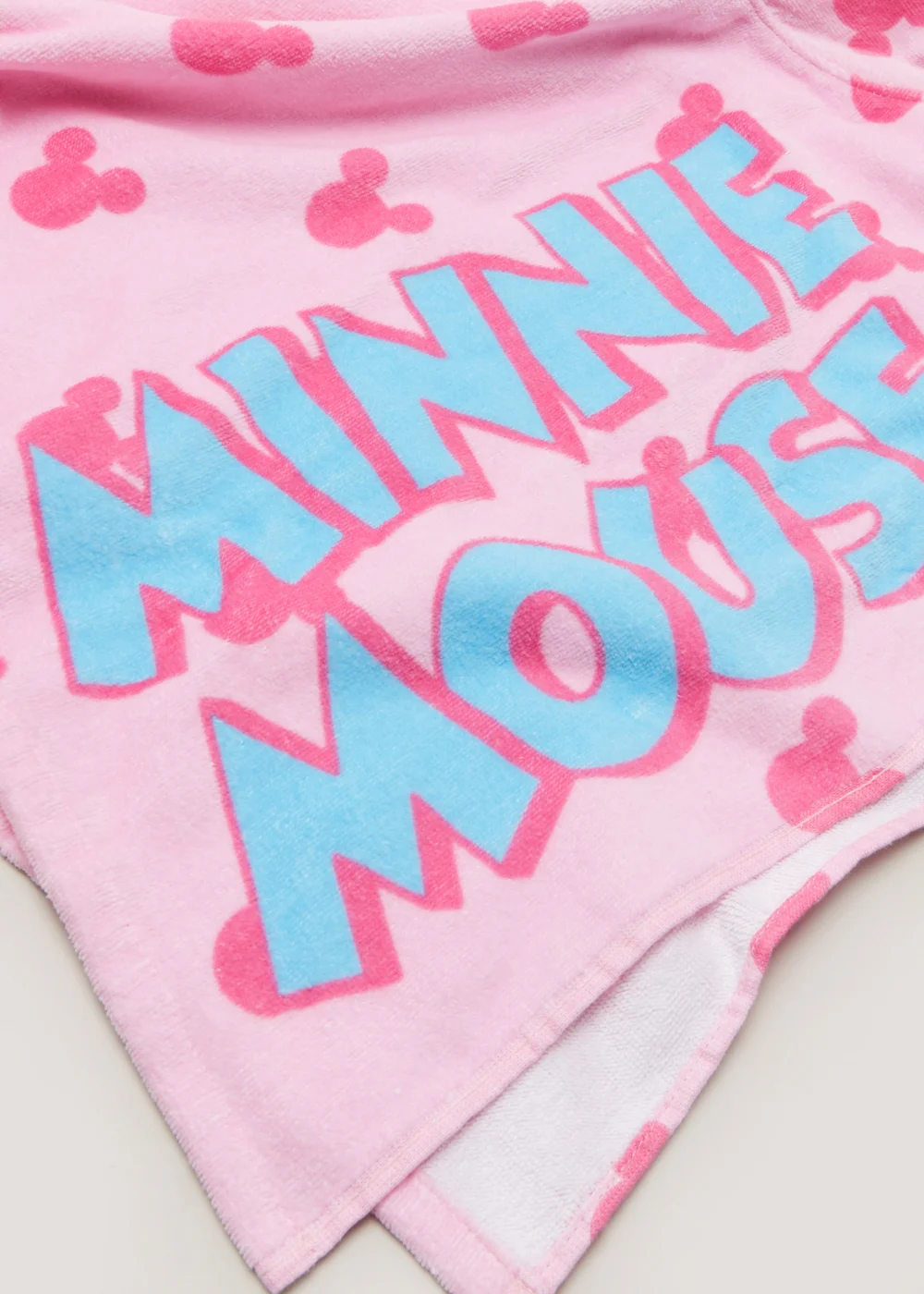 Kids Pink Disney Minnie Mouse Hooded Beach Towel Poncho (9mths-6yrs) - S/M Image 2