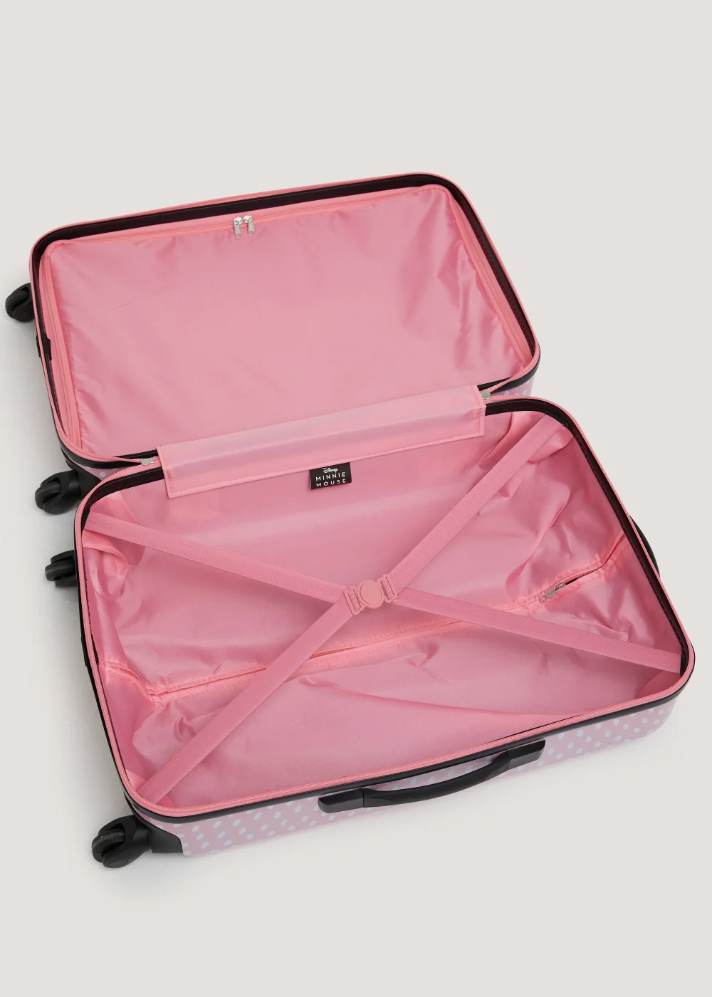 Kids Pink Disney Minnie Mouse Hard Shell Suitcase - Cabin Image 2