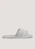 Grey Jersey Mule Slippers - Small Image 1