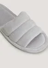 Grey Jersey Mule Slippers - Small Image 2