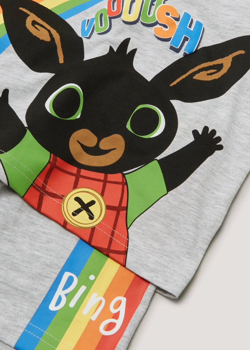 Kids Grey Bing Bunny Shortie Pyjama Set (9mths-5yrs) - Age 2 - 3 Years Image 2