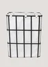 Black Wire Slim Laundry Bin (54cm x 40cm x 21cm) Image 1