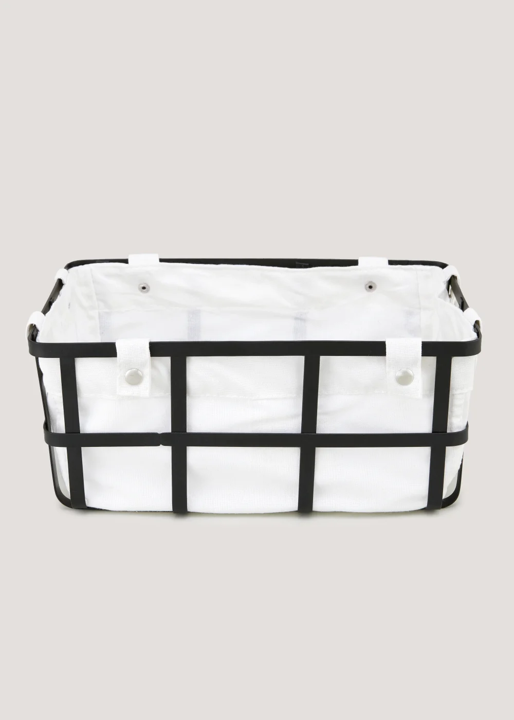 Black Wire Storage Basket (32cm x 22cm x 14cm) Image 1