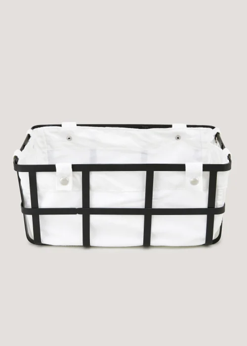 Black Wire Storage Basket (32cm x 22cm x 14cm) Image 1