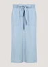 Denim Cropped Utility Trousers - Size 8 Image 5