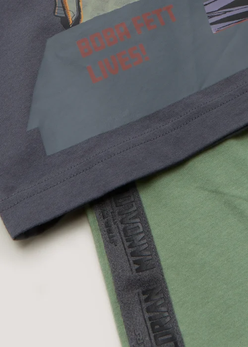 Kids Star Wars Mandalorian Shortie Pyjama Set (4-13yrs) - Age 4 Years Image 2