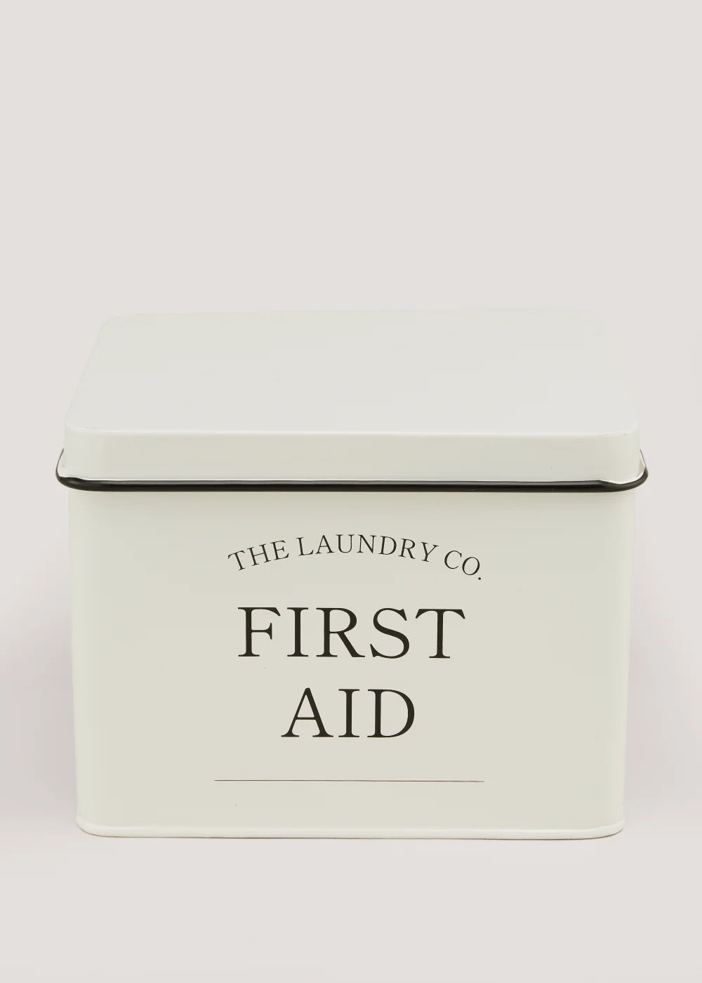 Cream Metal The Laundry Co First Aid Tin Image 1