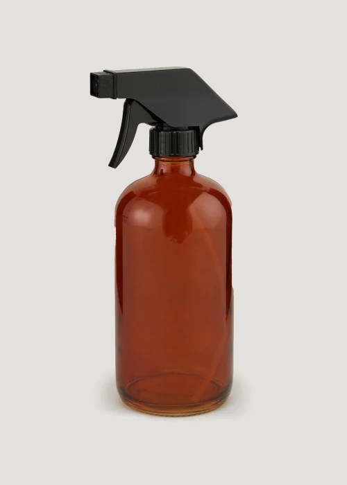 Amber Glass Spray Bottle (21cm x 7cm) Image 1