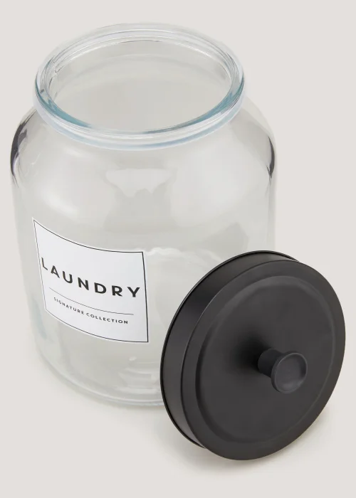 Glass Laundry Powder Jar Image 2