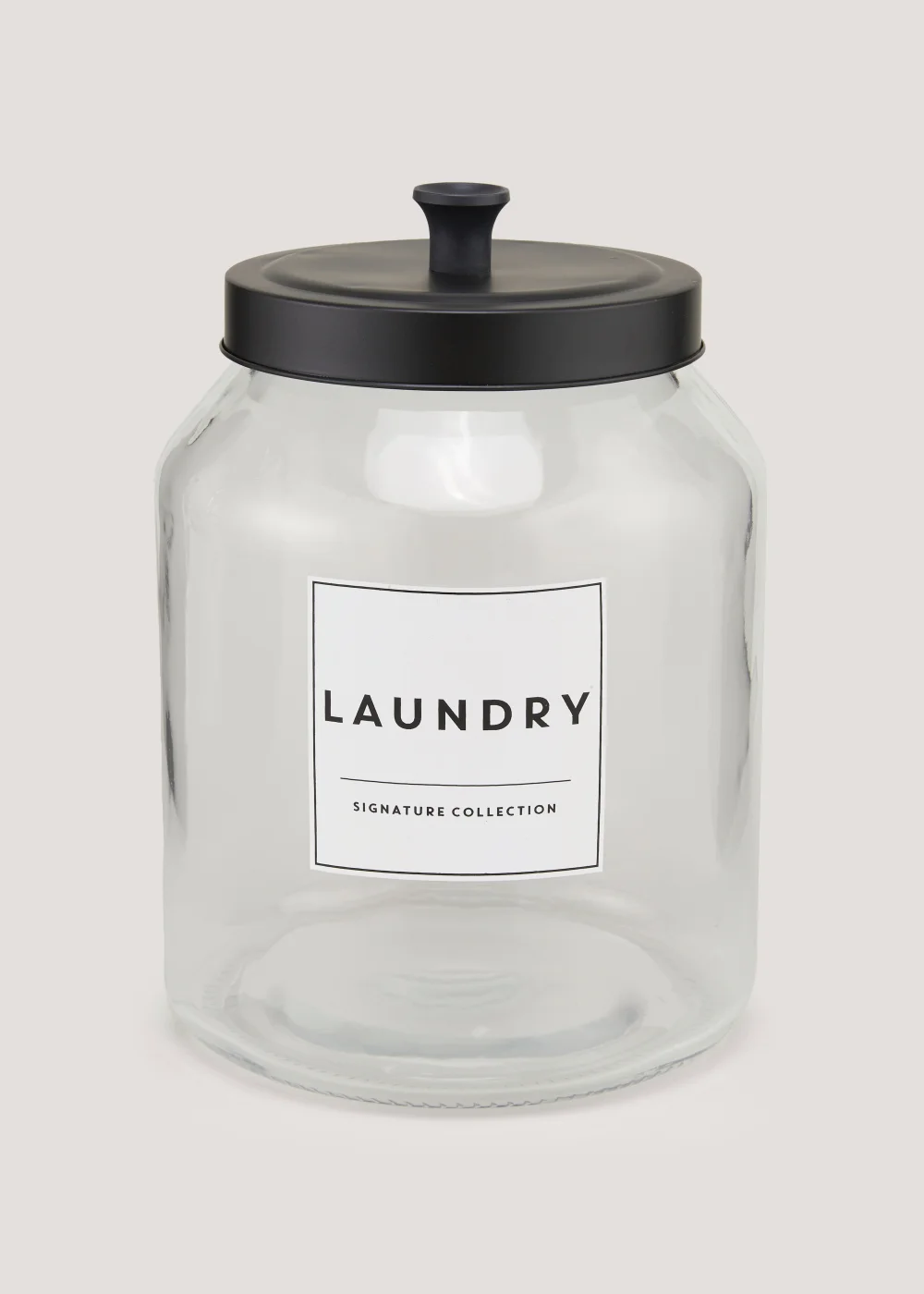 Glass Laundry Powder Jar Image 1