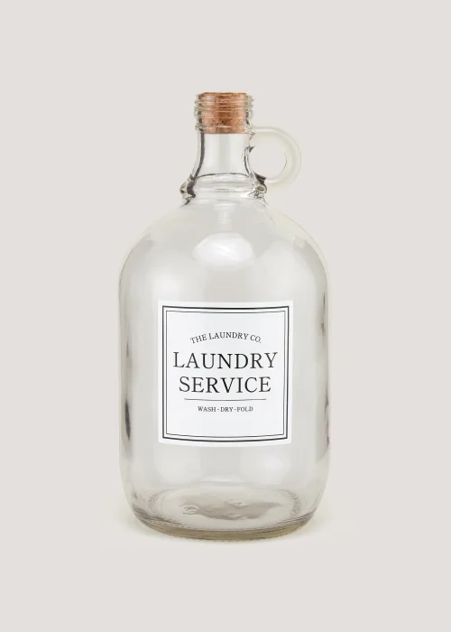 Clear Glass Bottle Image 1