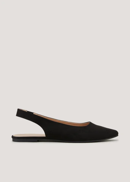 Black Slingback Ballet Flats - Size 3 Image 1