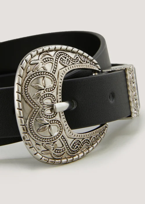 Black Western Belt - Small Image 2