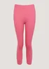 Pink Cropped Leggings - 8 Image 5