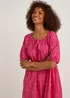 Papaya Petite Pink Embroidered Midi Dress - 6 Image 3