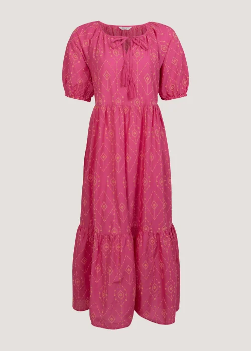 Papaya Petite Pink Embroidered Midi Dress - 6 Image 5