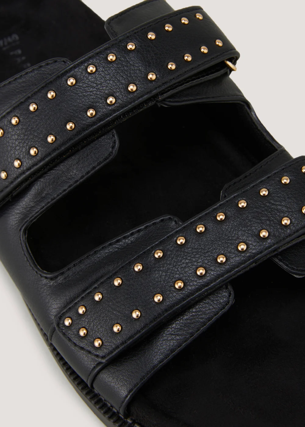 Black Pin Stud Mules - Size 3 Image 2