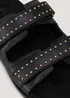 Black Pin Stud Mules - Size 3 Image 2