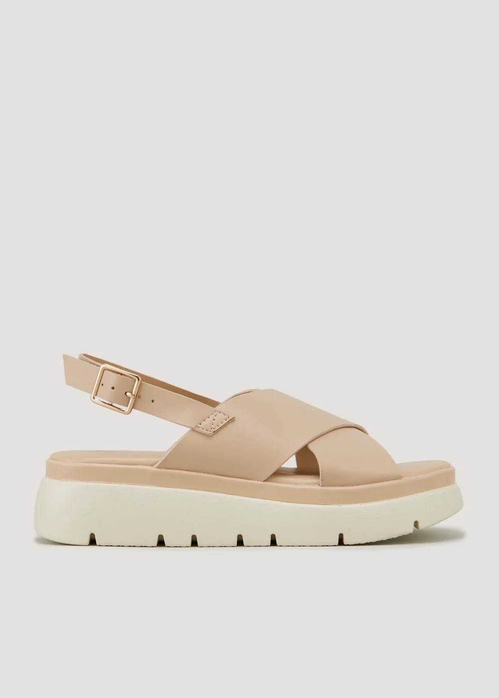Nude Sporty Flatform - Size 3 Image 1