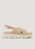 Nude Sporty Flatform - Size 3 Image 1