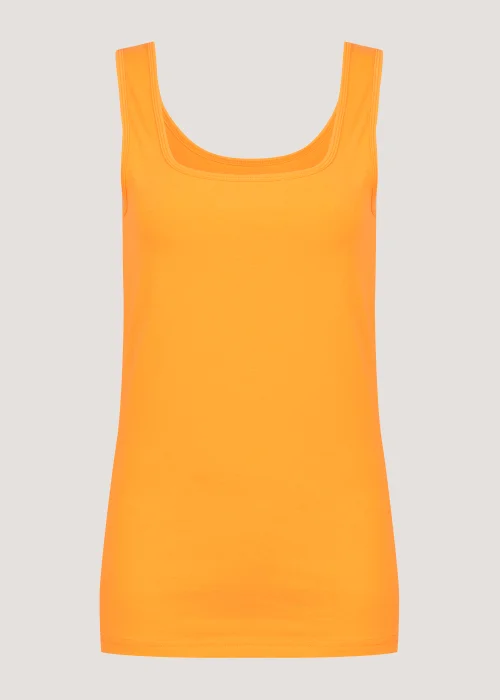 Orange Short Vest Top - Size 8 Image 5
