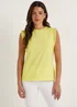 Yellow Lace Vest Top - Size 8 Image 1