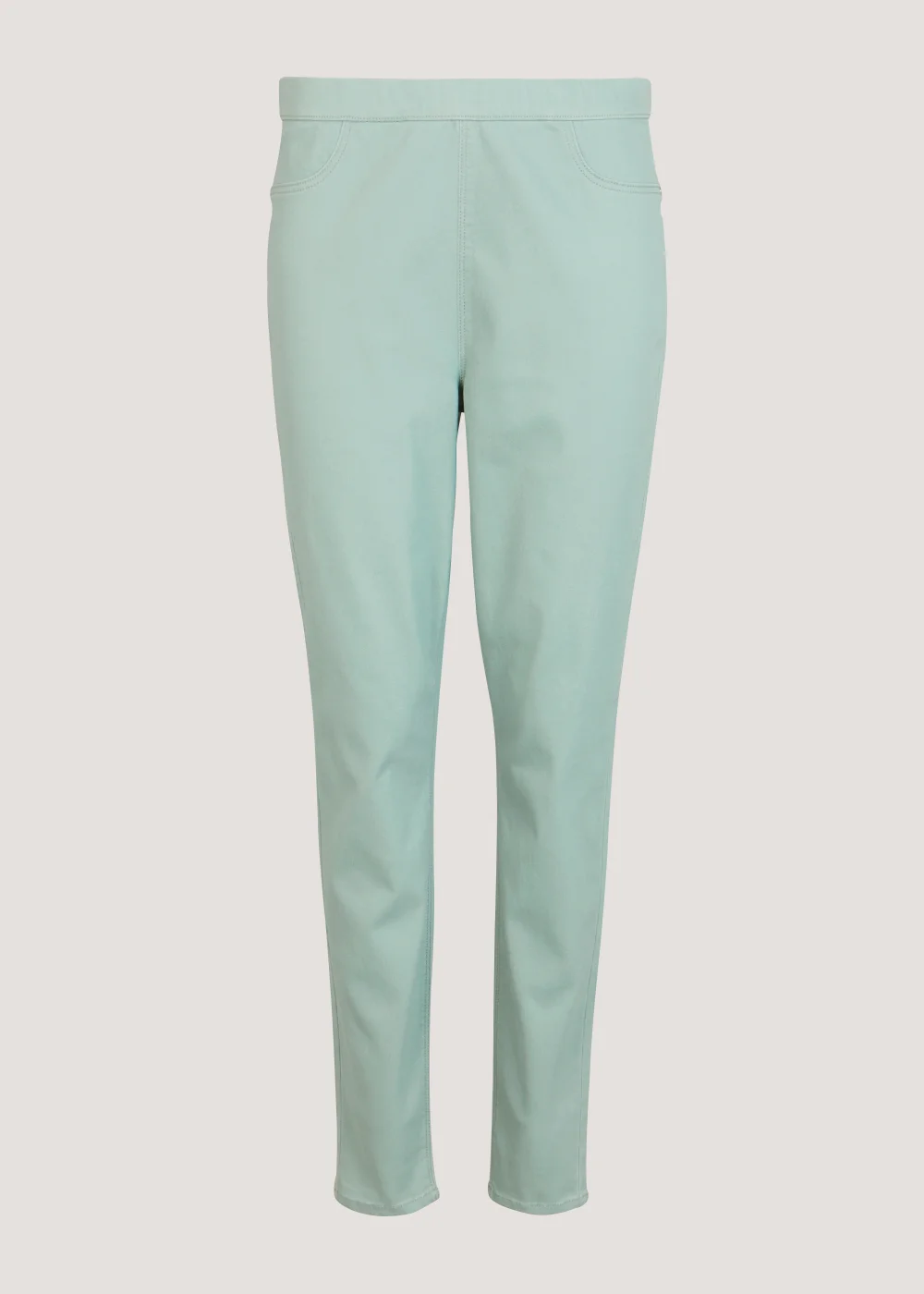 Rosie Mint Green Pull On Jeggings - Size 08 29 leg Image 5