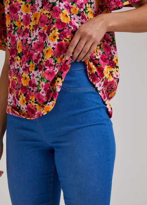 Rosie Blue Pull On Jeggings - 8/L29 Image 3