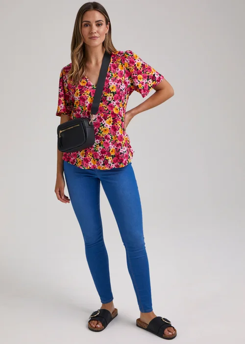 Rosie Blue Pull On Jeggings - 8/L29 Image 4