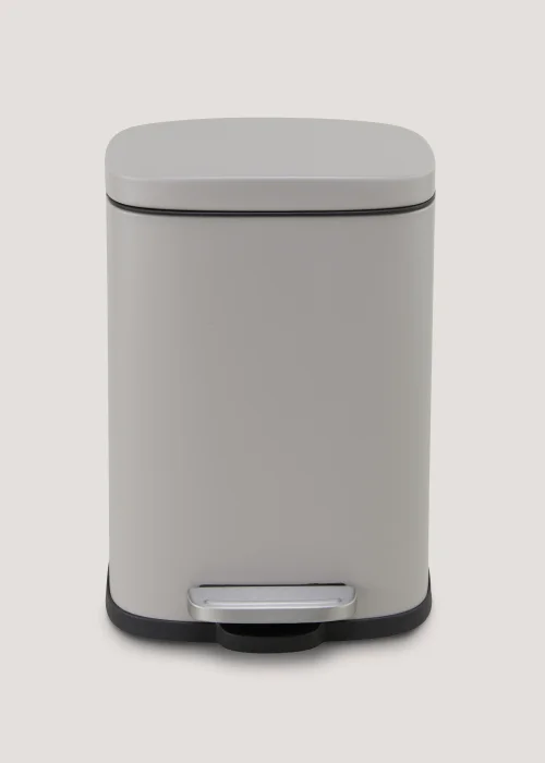 Grey Chunky Curved Bin (30cm x 21cm x 16cm) Image 1