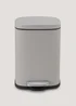 Grey Chunky Curved Bin (30cm x 21cm x 16cm) Image 1