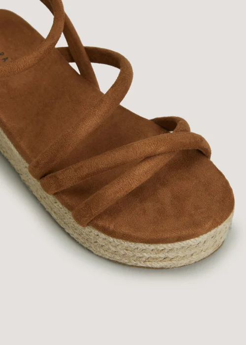 Tan Espadrille Sandals - Size 3 Image 2