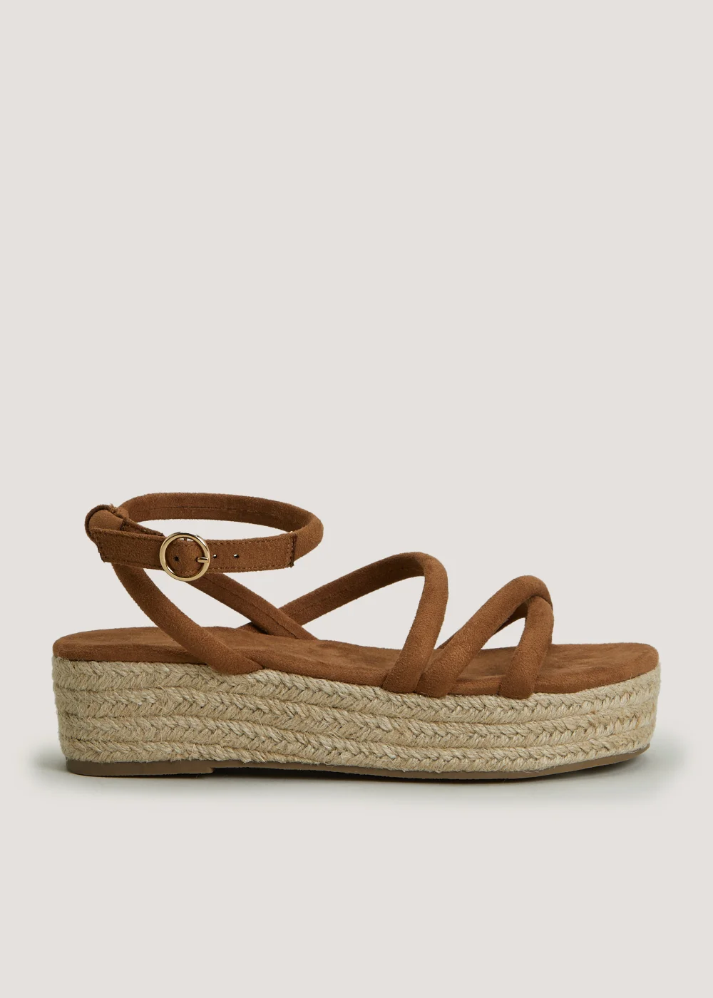 Tan Espadrille Sandals - Size 3 Image 1