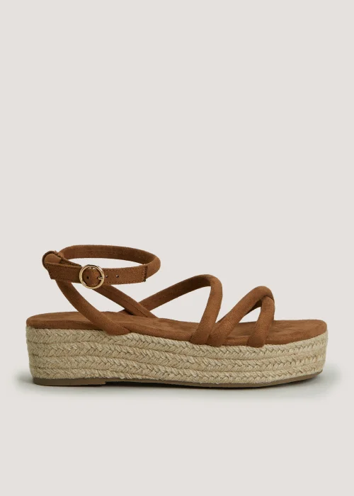 Tan Espadrille Sandals - Size 3 Image 1