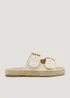 Natural Double Buckle Espadrilles - Size 3 Image 1