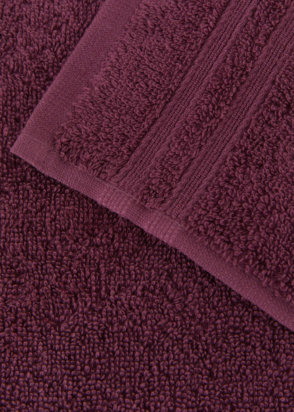 4 Pack Plum 100% Egyptian Cotton Face Cloths Image 2