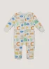 Baby Multicoloured Zip Up Sleepsuit (Newborn-18mths) - Newborn Image 1