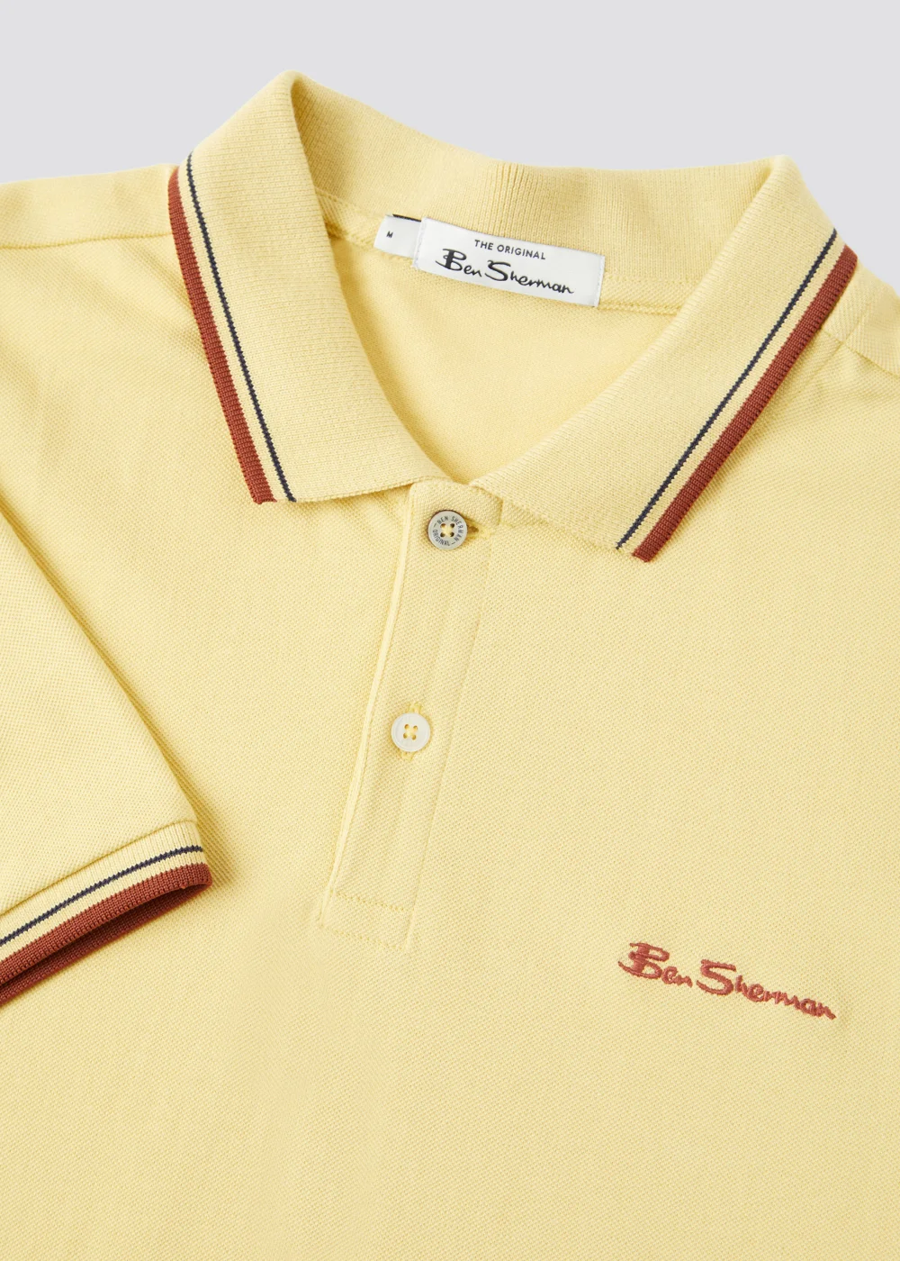 Ben Sherman Yellow Polo Shirt - S Image 6