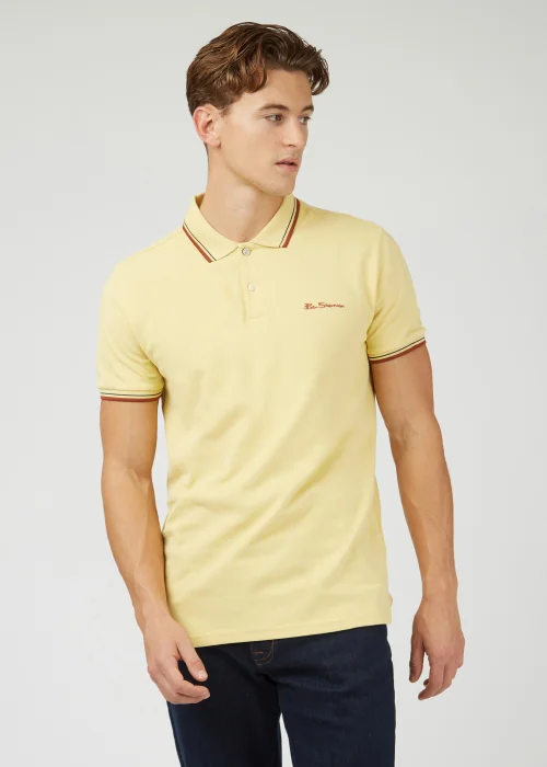 Ben Sherman Yellow Polo Shirt - S Image 1