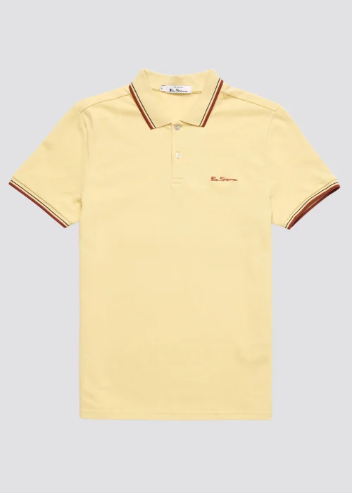 Ben Sherman Yellow Polo Shirt - S Image 4