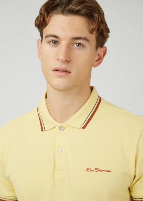 Ben Sherman Yellow Polo Shirt - S Image 5